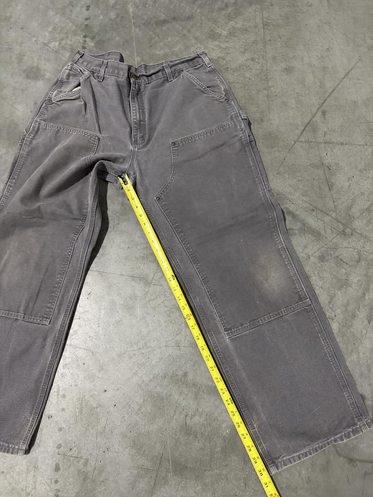 Carhartt B136 GVL Double Knee Carpenter Pants Size 38x32 Vintage
