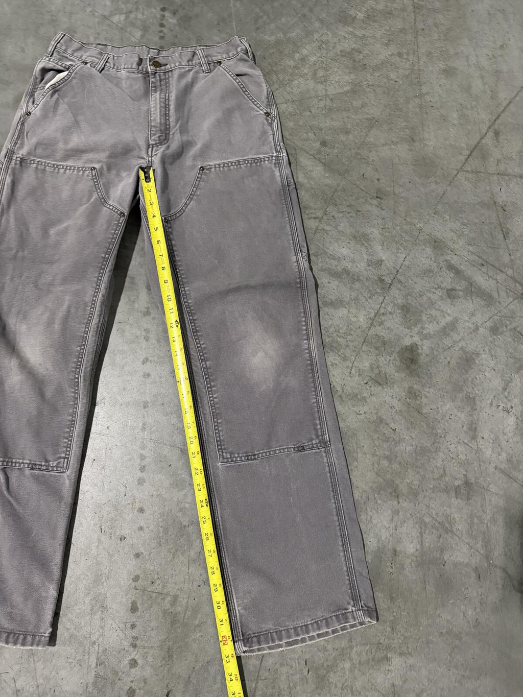 Carhartt B136 GVL Double Knee Carpenter Pants  Size 33x34 Vintage