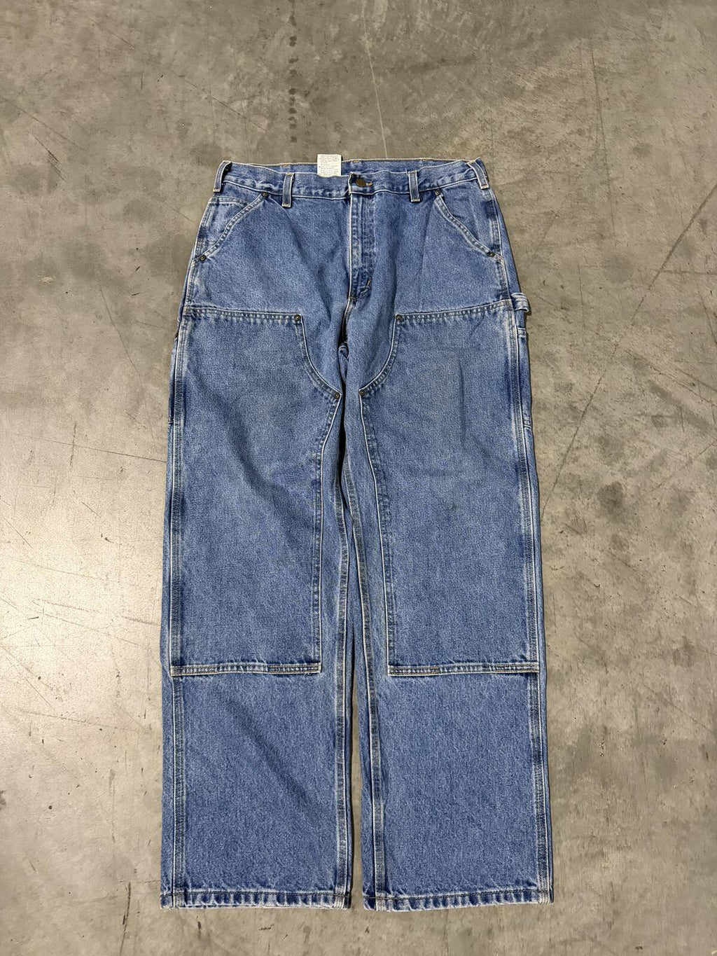 Carhartt B74 DST Double Knee Carpenter Jeans Size 36x32 Vintage