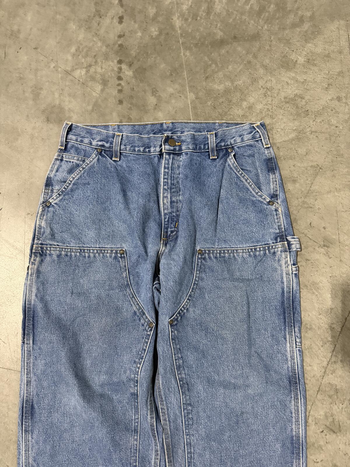 Carhartt B74 DST Double Knee Carpenter Jeans Size 36x32 Vintage