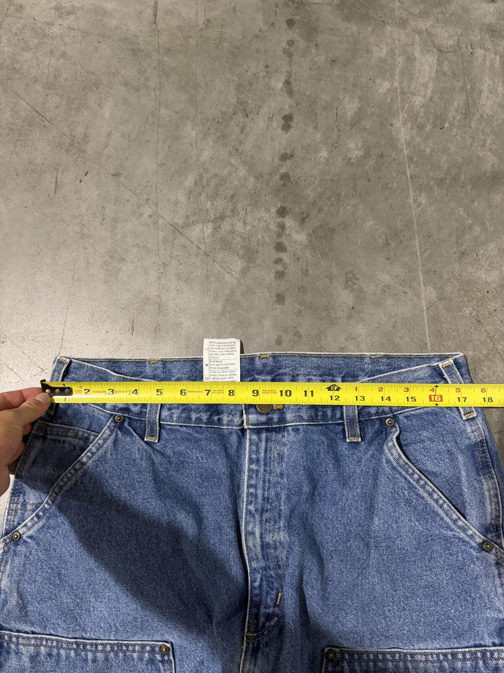 Carhartt B74 DST Double Knee Carpenter Jeans Size 36x32 Vintage