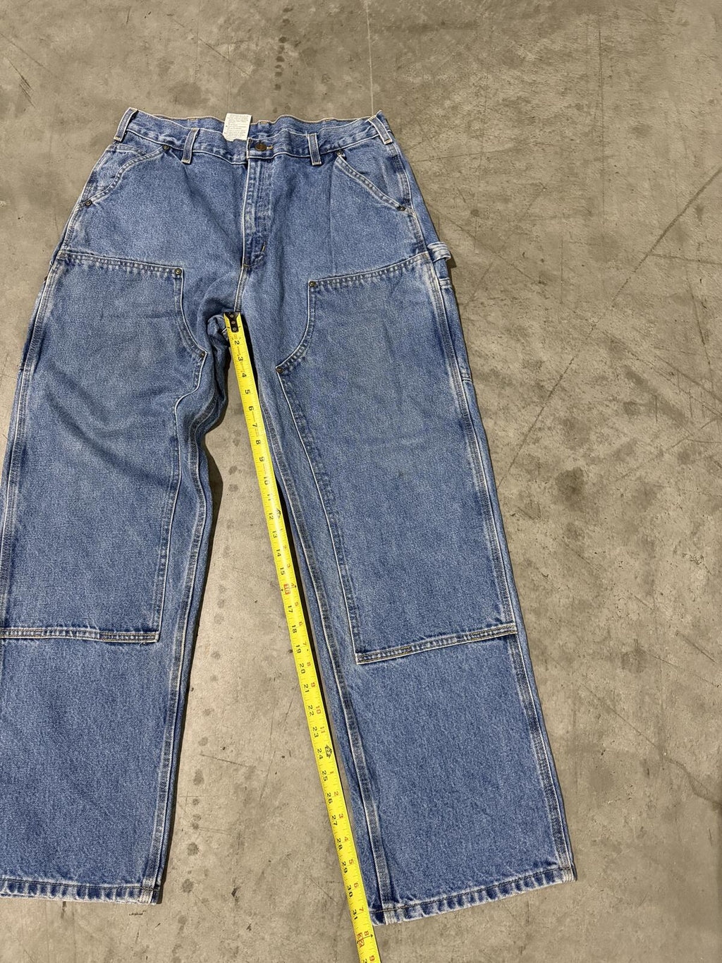 Carhartt B74 DST Double Knee Carpenter Jeans Size 36x32 Vintage