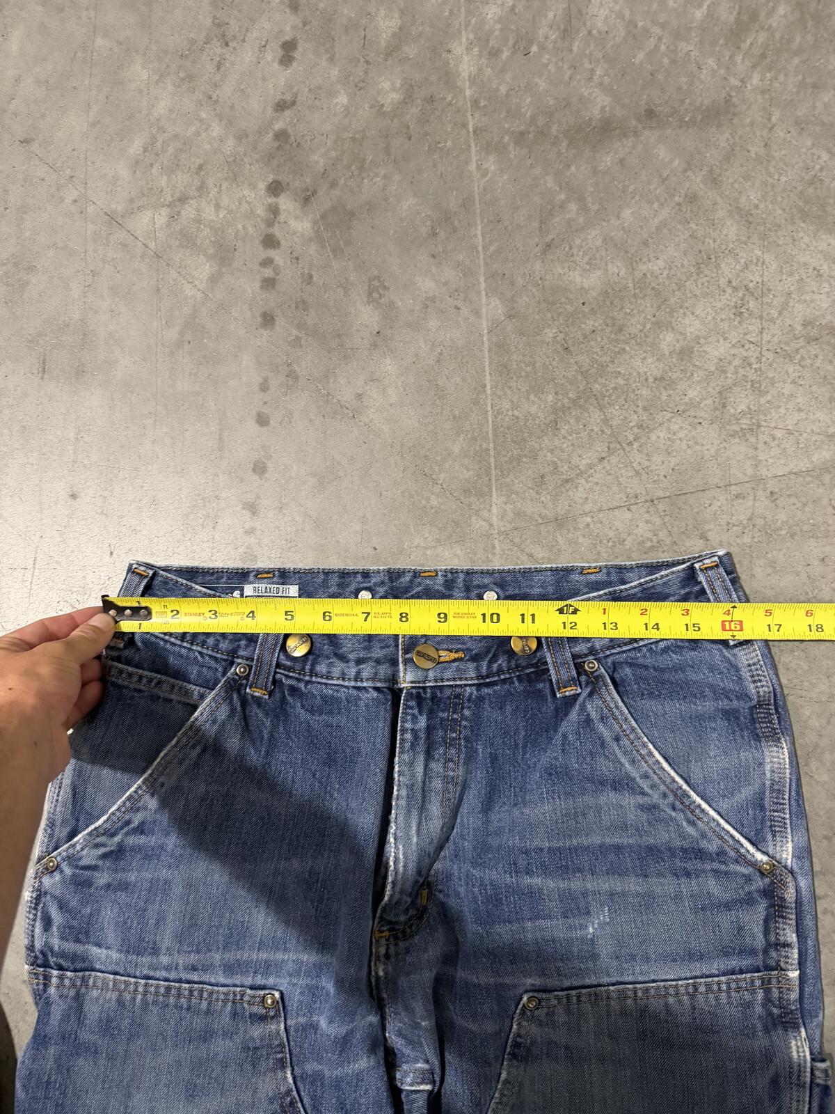 Carhart Double Knee Carpenter Jeans Size 33x34 Vintage