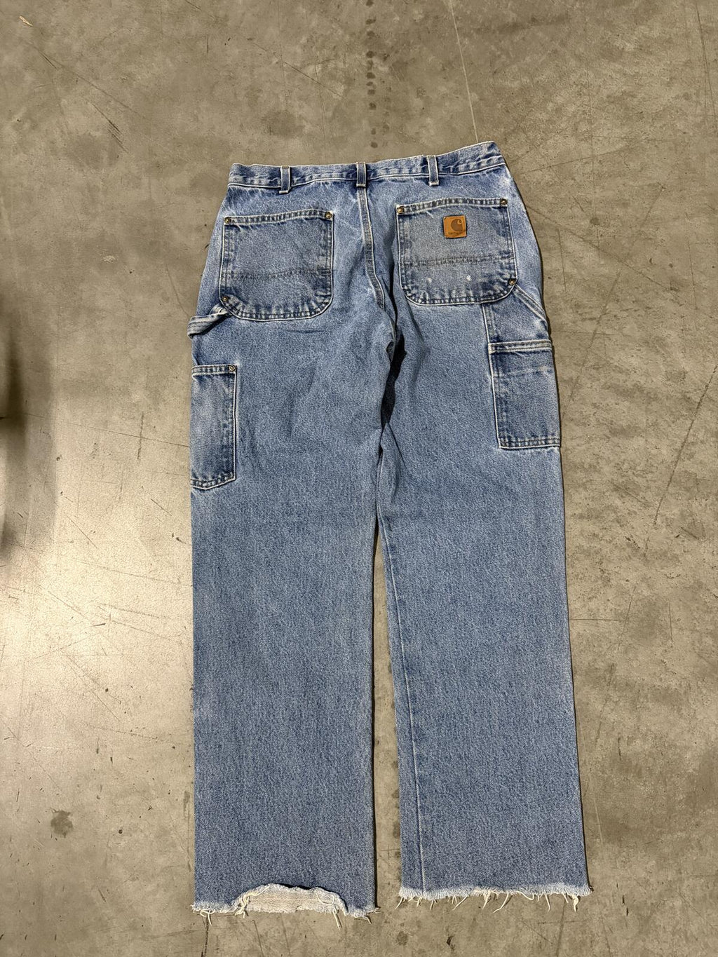 Carhartt B73 DST Double Knee Carpenter Jeans Size 34x30 Vintage