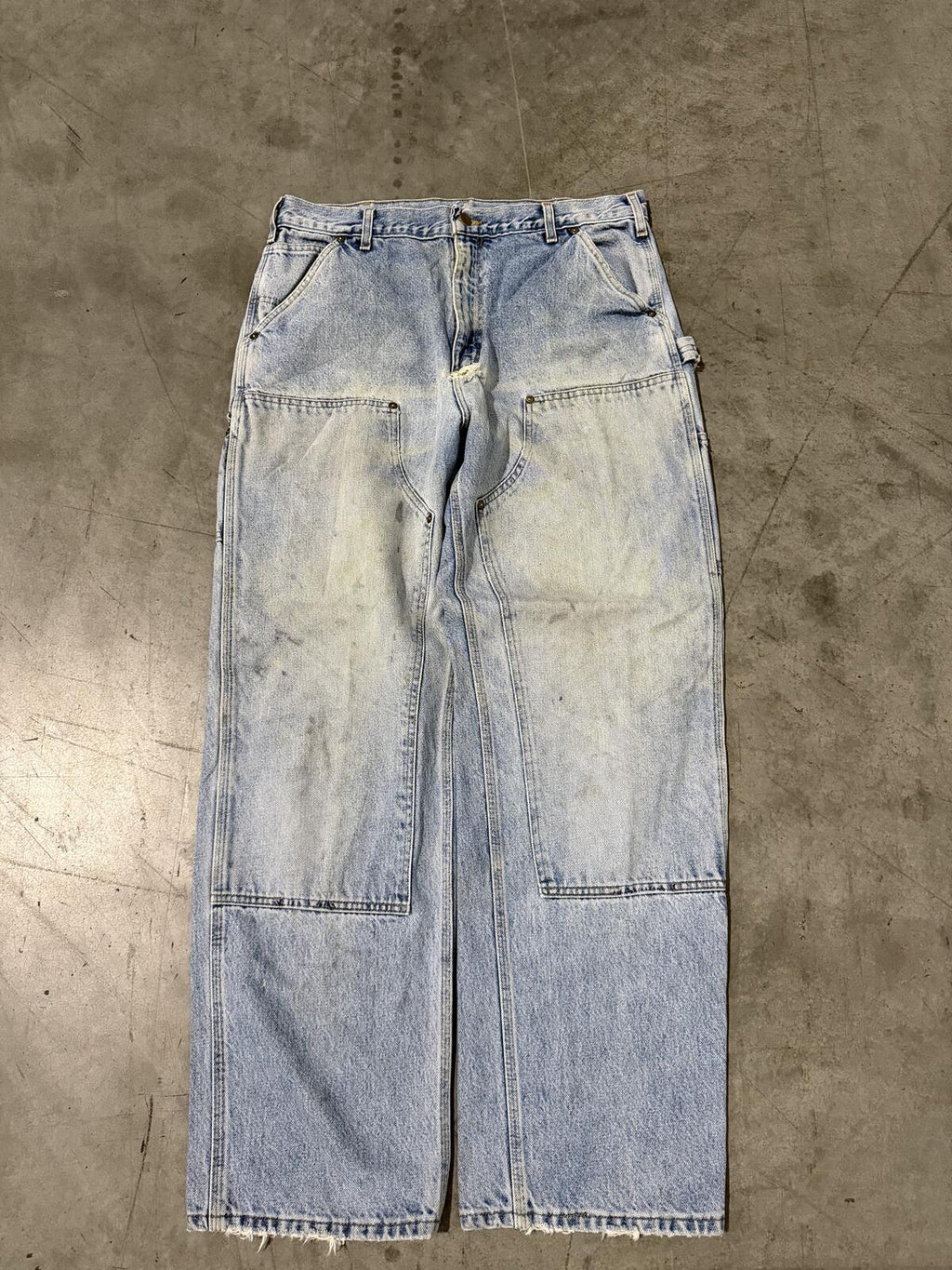 Carhartt B73 DST Double Knee Carpenter Pants Size 36x32 Vintage