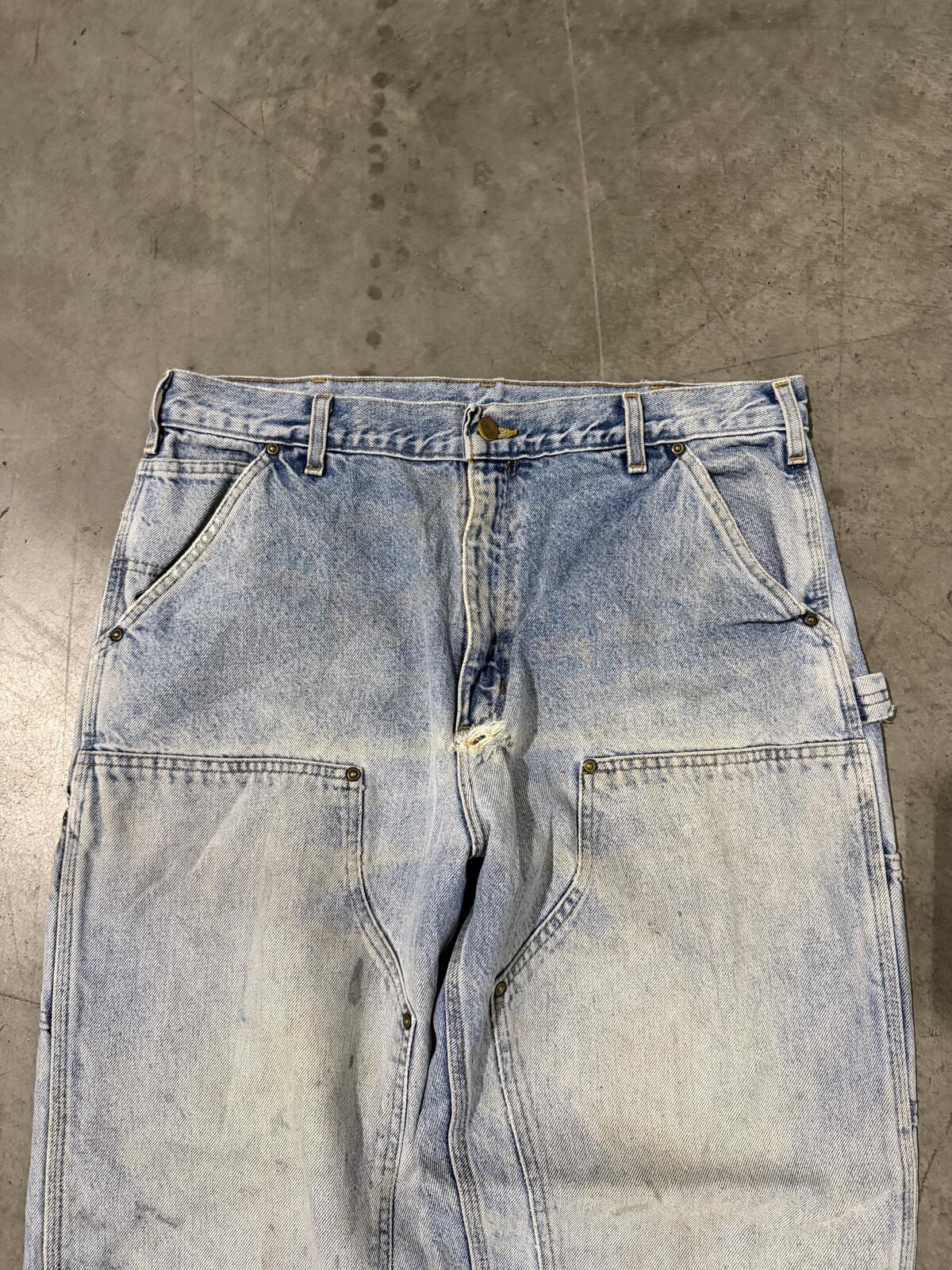 Carhartt B73 DST Double Knee Carpenter Pants Size 36x32 Vintage