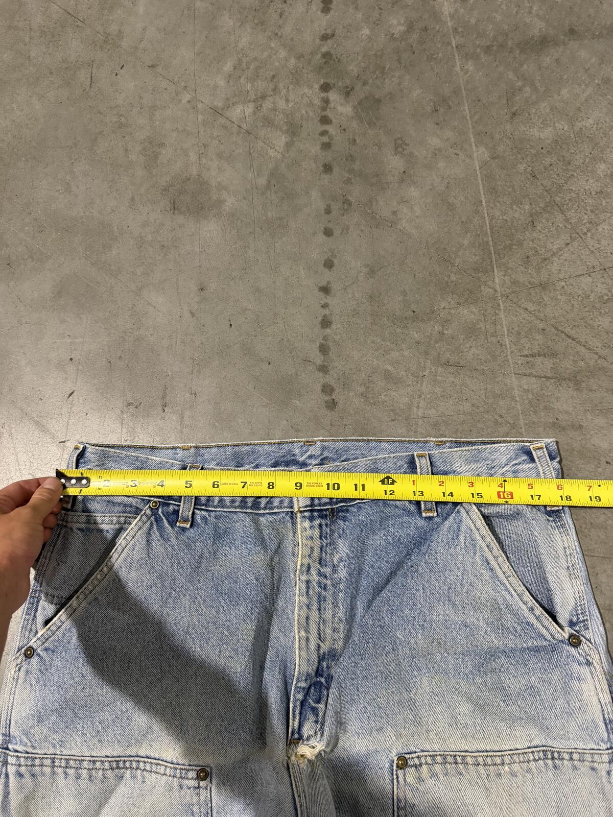 Carhartt B73 DST Double Knee Carpenter Pants Size 36x32 Vintage