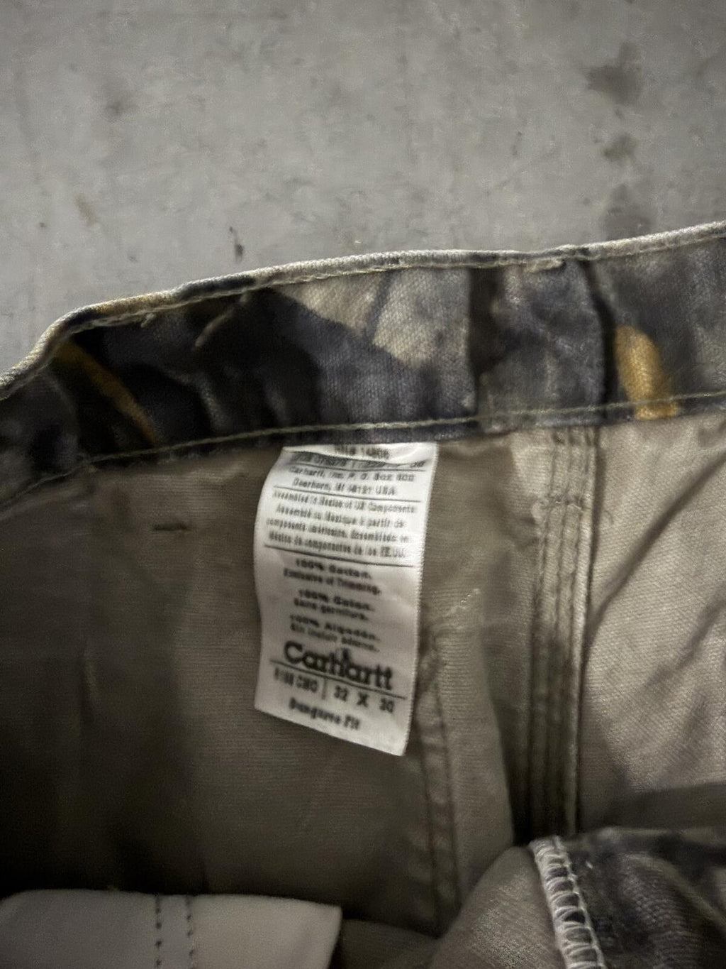 Carhartt B158 CMO Double Knee Carpenter Pants Size 32x30 Vintage