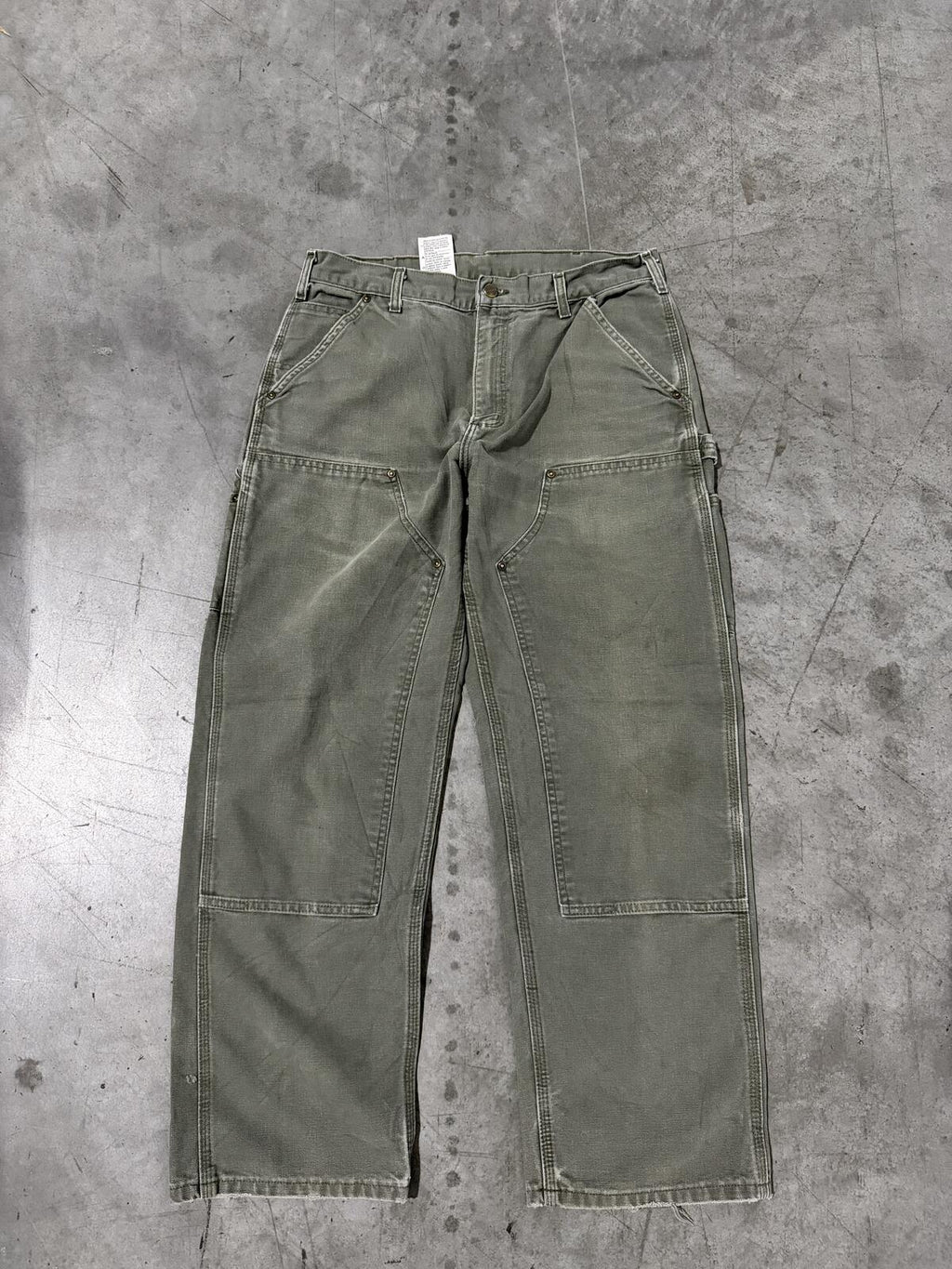 Carhartt B136 MOS Double Knee Carpenter Pants Size 34x30 Vintage