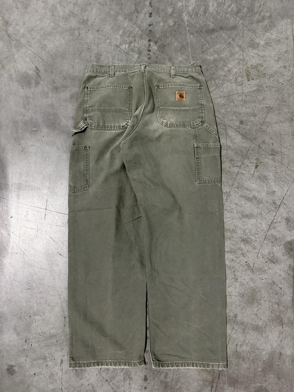 Carhartt B136 MOS Double Knee Carpenter Pants Size 34x30 Vintage