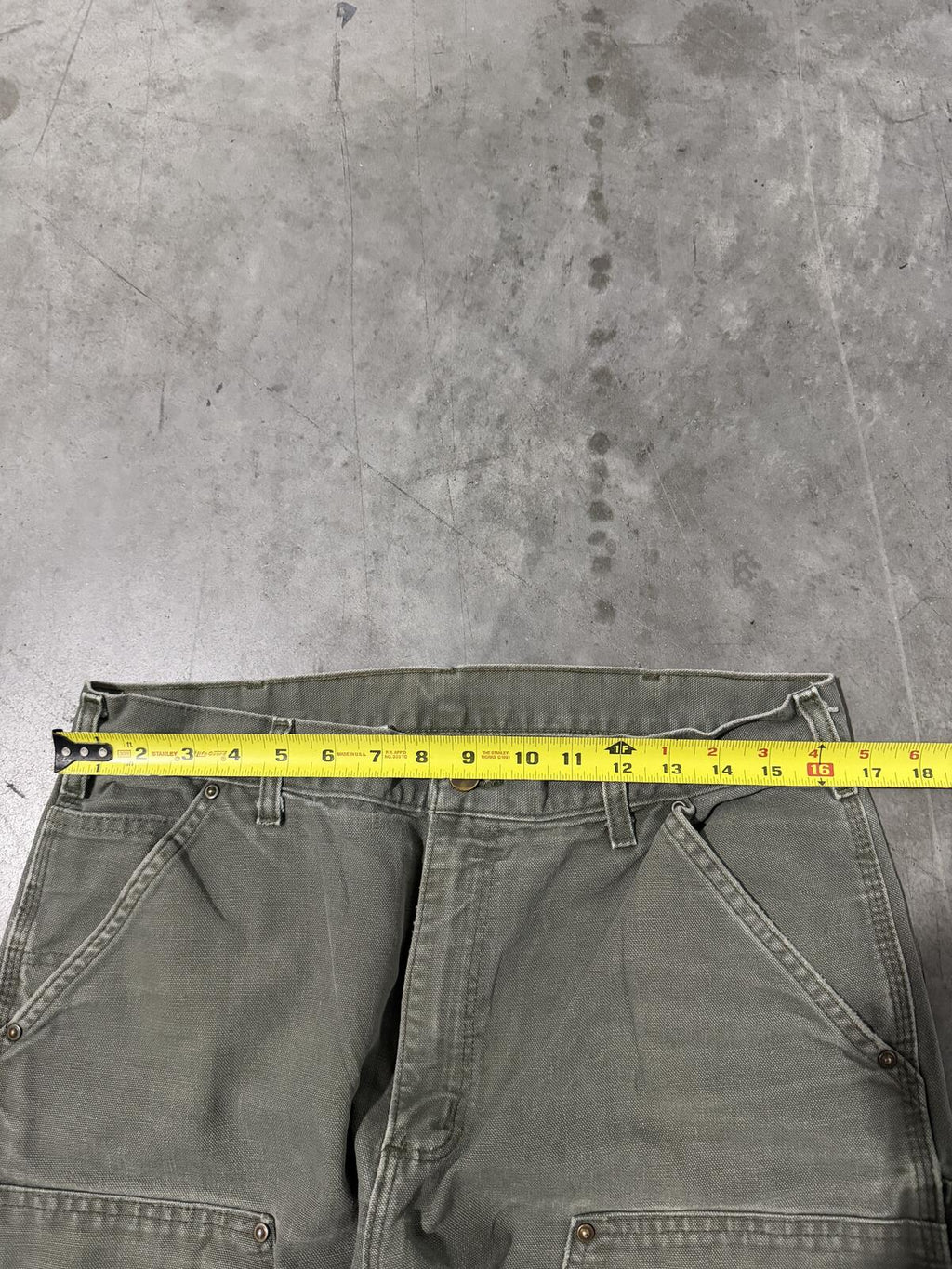 Carhartt B136 MOS Double Knee Carpenter Pants Size 34x30 Vintage