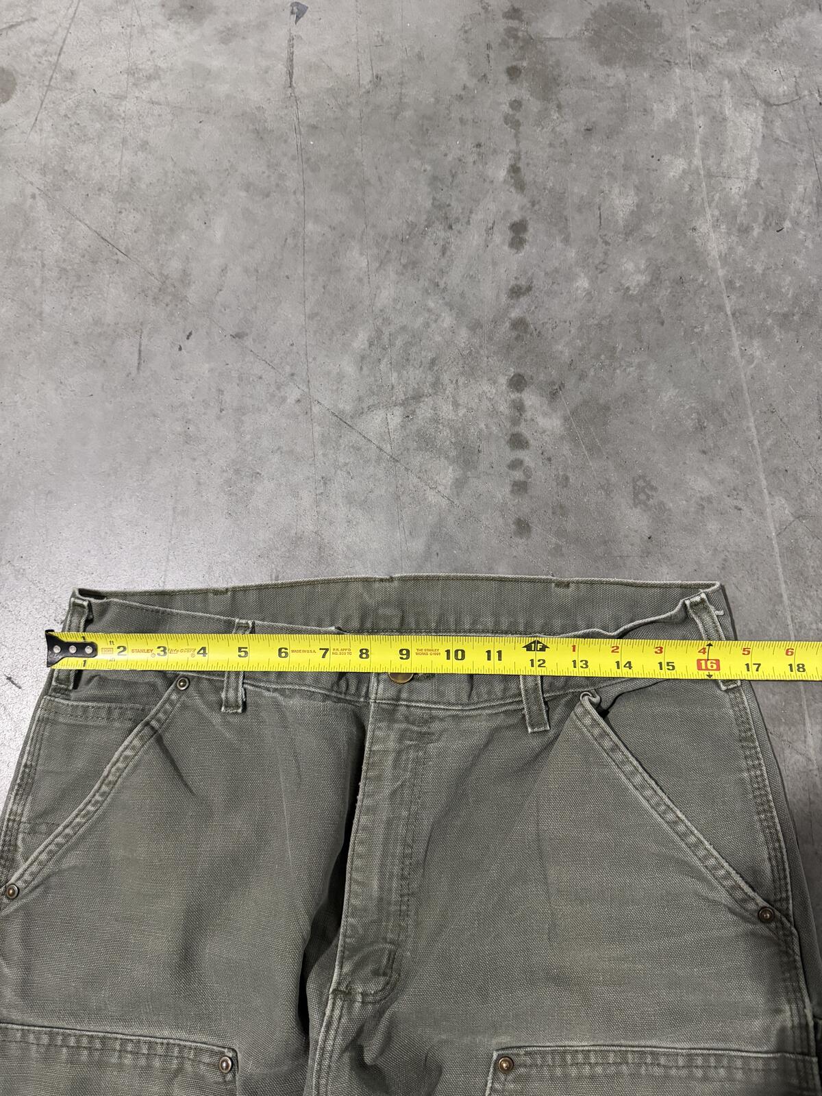 Carhartt B136 MOS Double Knee Carpenter Pants Size 34x30 Vintage