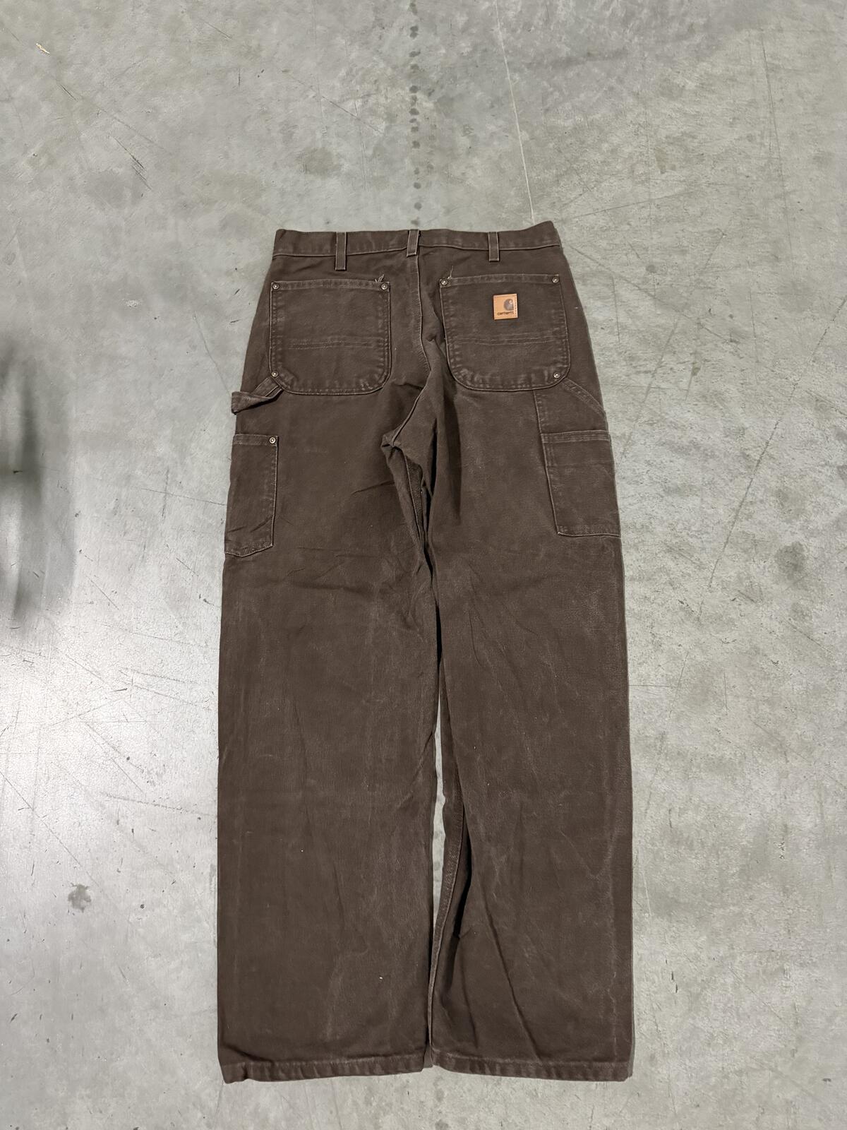 Carhartt B136 DKB Double Knee Carpenter Pants Size 32x30 Vintage