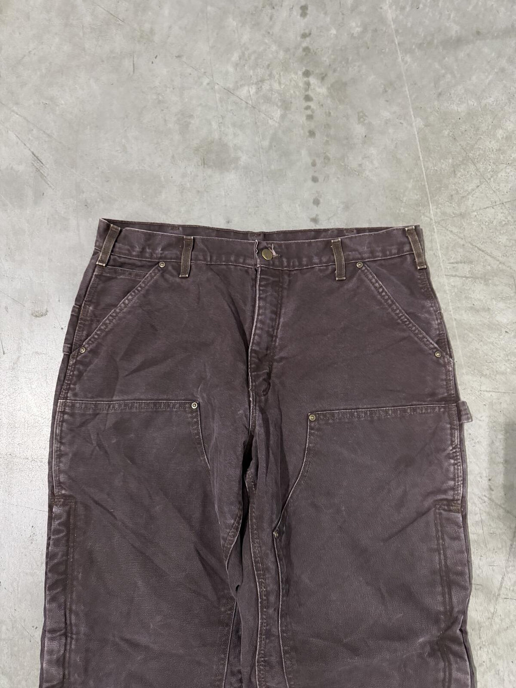 Carhartt B194 DKB Double Knee Carpenter Pants Quilt Lined Size 36x32 Vintage