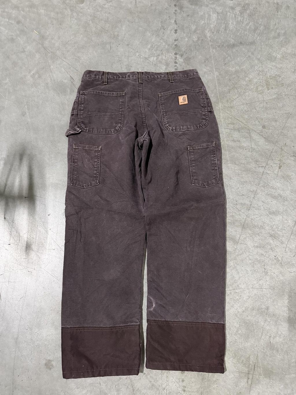 Carhartt B194 DKB Double Knee Carpenter Pants Quilt Lined Size 36x32 Vintage