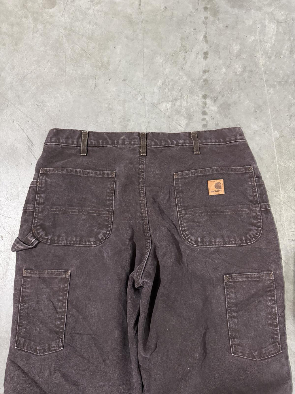 Carhartt B194 DKB Double Knee Carpenter Pants Quilt Lined Size 36x32 Vintage
