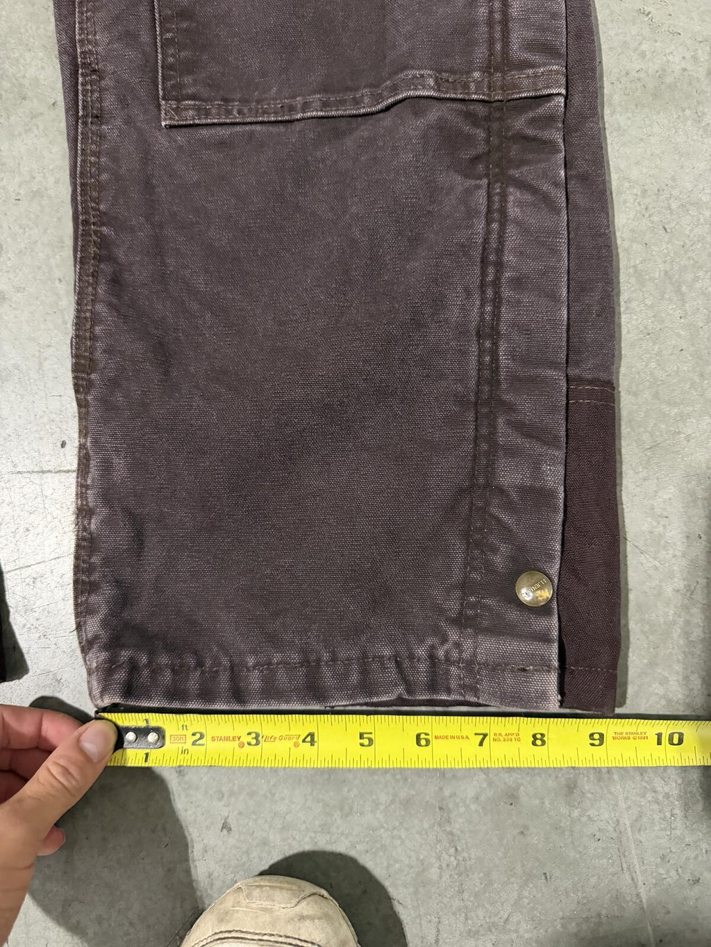 Carhartt B194 DKB Double Knee Carpenter Pants Quilt Lined Size 36x32 Vintage