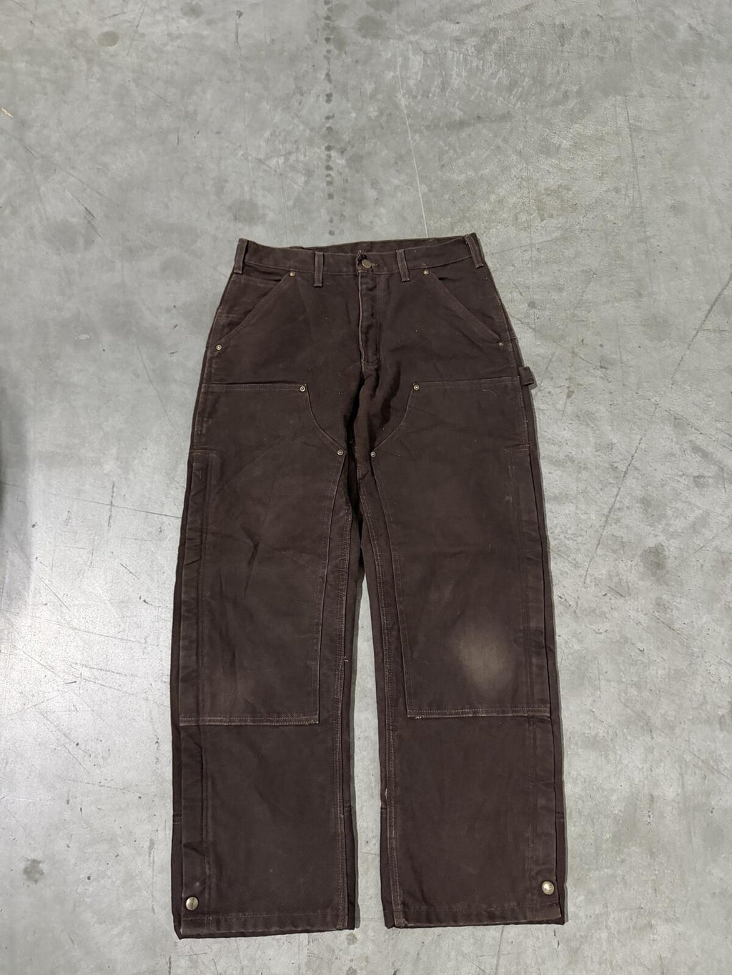 Carhartt B194 DKB Double Knee Carpenter Pants Quilt Lined Size 32x30 Vintage