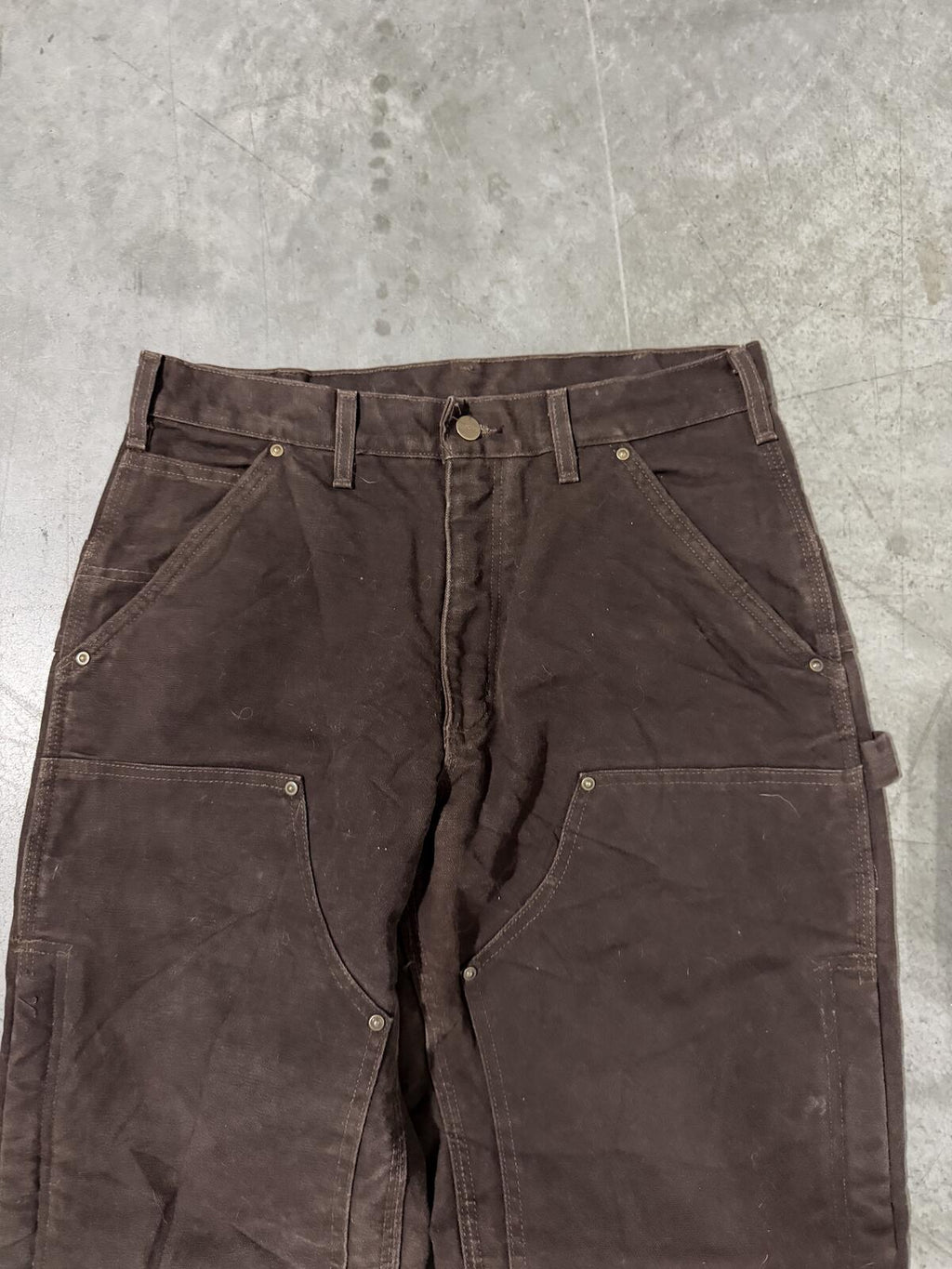 Carhartt B194 DKB Double Knee Carpenter Pants Quilt Lined Size 32x30 Vintage