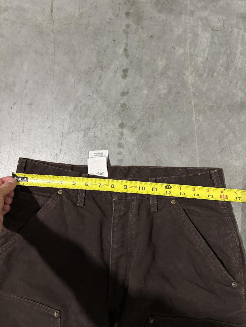 Carhartt B194 DKB Double Knee Carpenter Pants Quilt Lined Size 32x30 Vintage