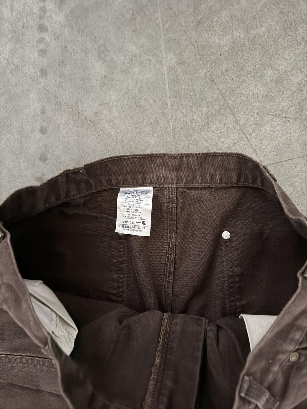 Carhartt B136 DKB Double Knee Carpenter Pants Size 36x30 Vintage