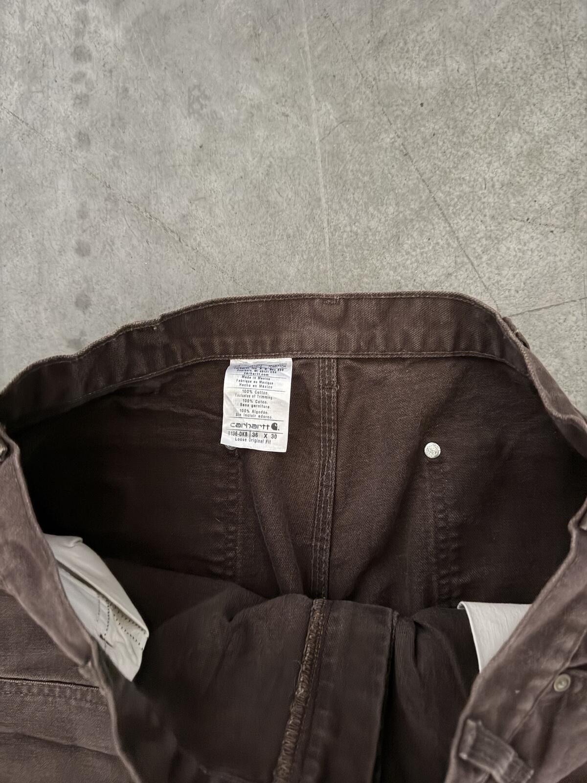 Carhartt B136 DKB Double Knee Carpenter Pants Size 36x30 Vintage
