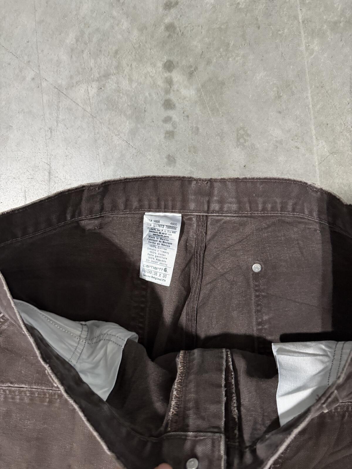 Carhartt B136 DKB Double Knee Carpenter Pants Size 36x30 Vintage