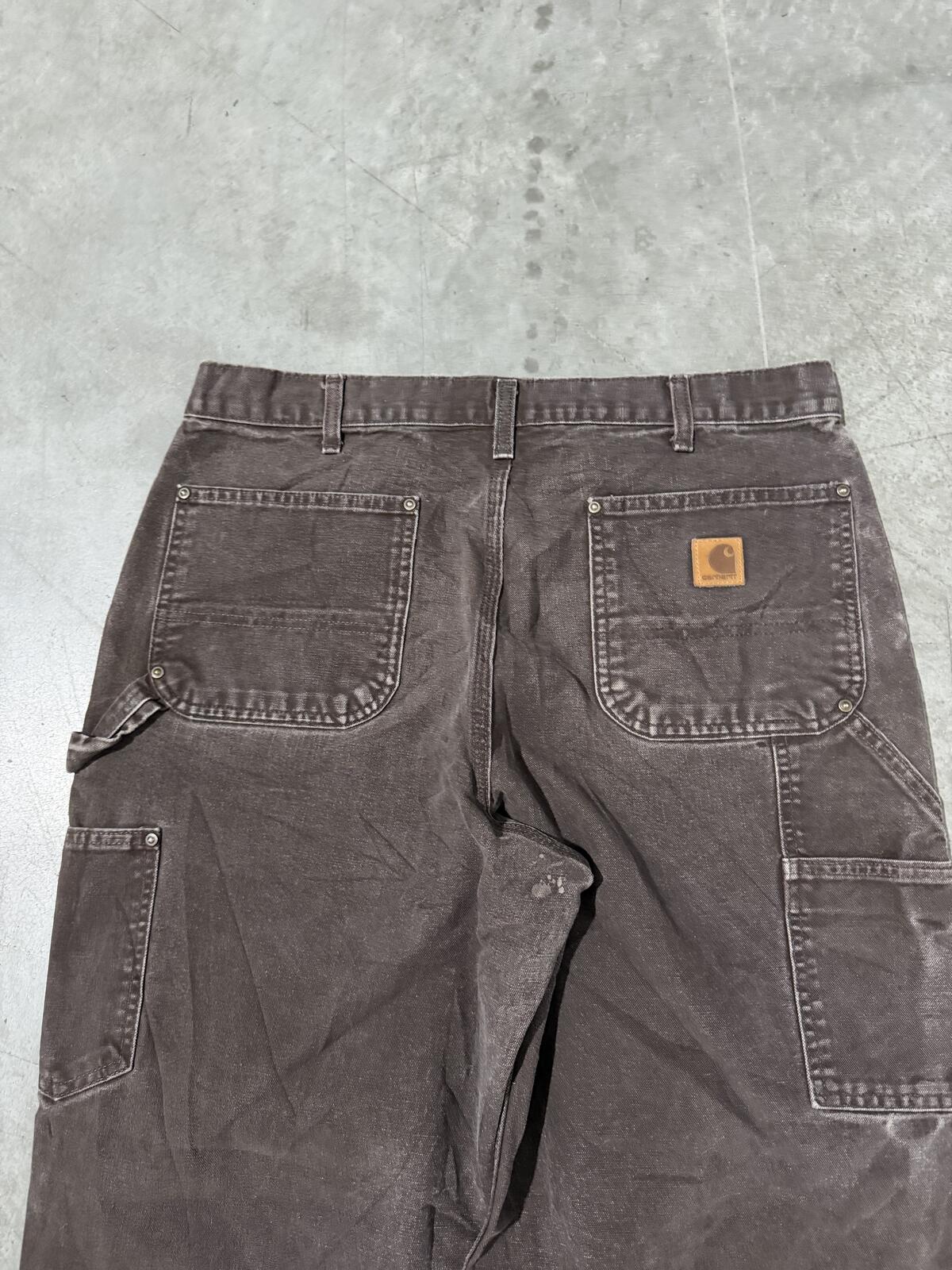 Carhartt B136 DKB Double Knee Carpenter Pants Size 36x30 Vintage