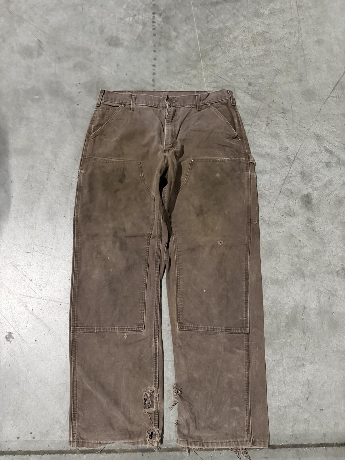Carhartt B136 DKB Double Knee Carpenter Pants Size 36x32 Vintage