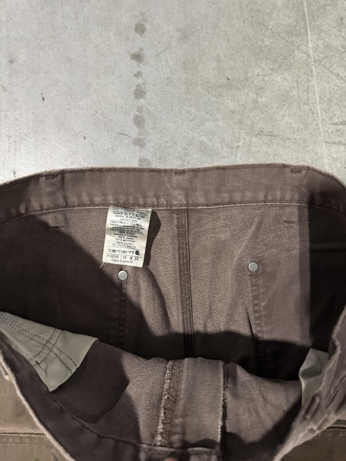 Carhartt B136 DKB Double Knee Carpenter Pants Size 36x32 Vintage