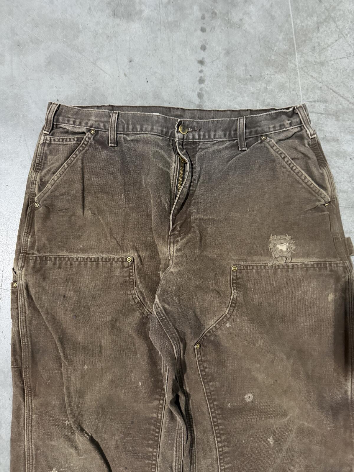 Carhartt B136 DKB Double Knee Carpenter Pants Size 36x32 Vintage