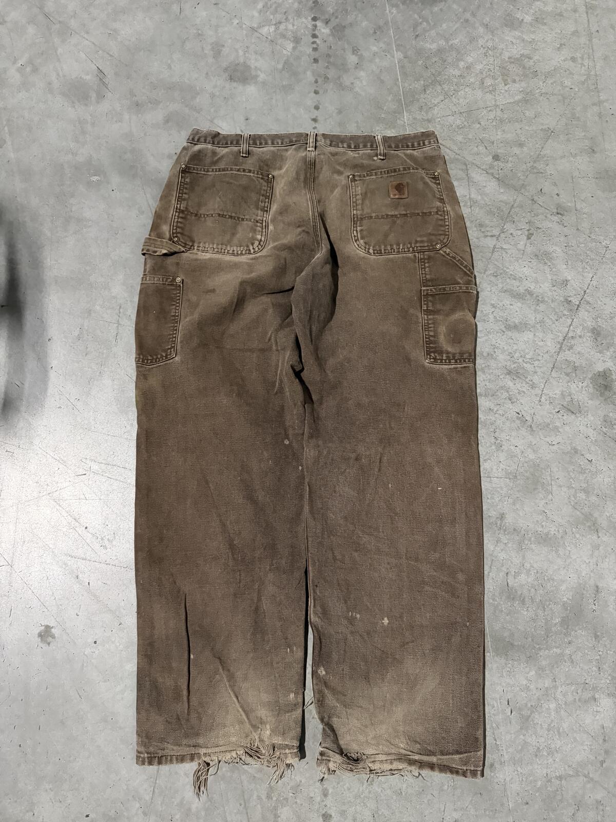 Carhartt B136 DKB Double Knee Carpenter Pants Size 36x32 Vintage