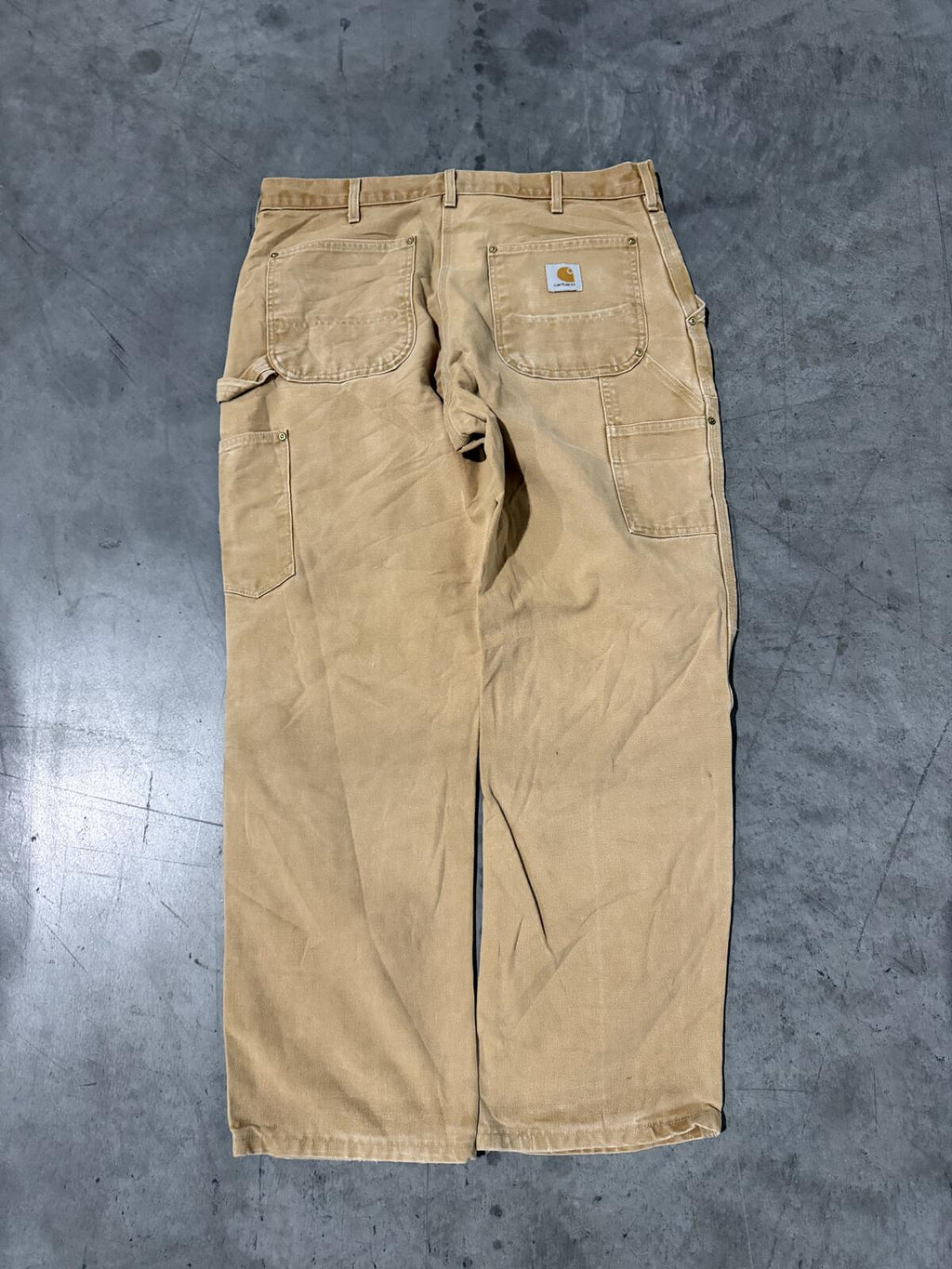 Carhartt B01 BRN Double Knee Carpenter Pants Size 38x30 Vintage