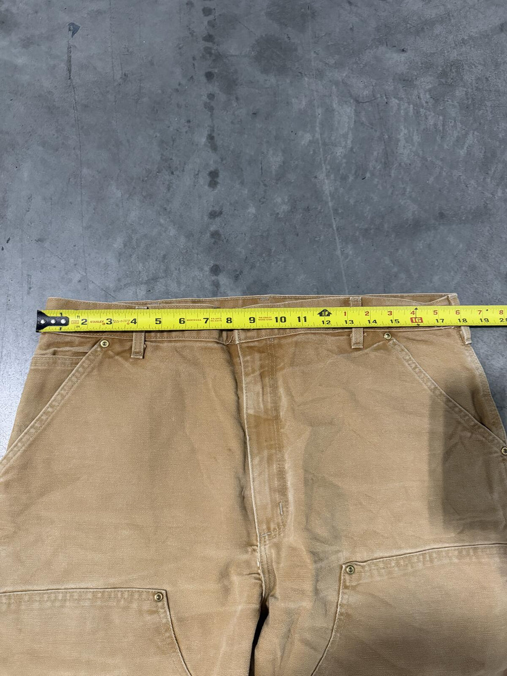 Carhartt B01 BRN Double Knee Carpenter Pants Size 38x30 Vintage
