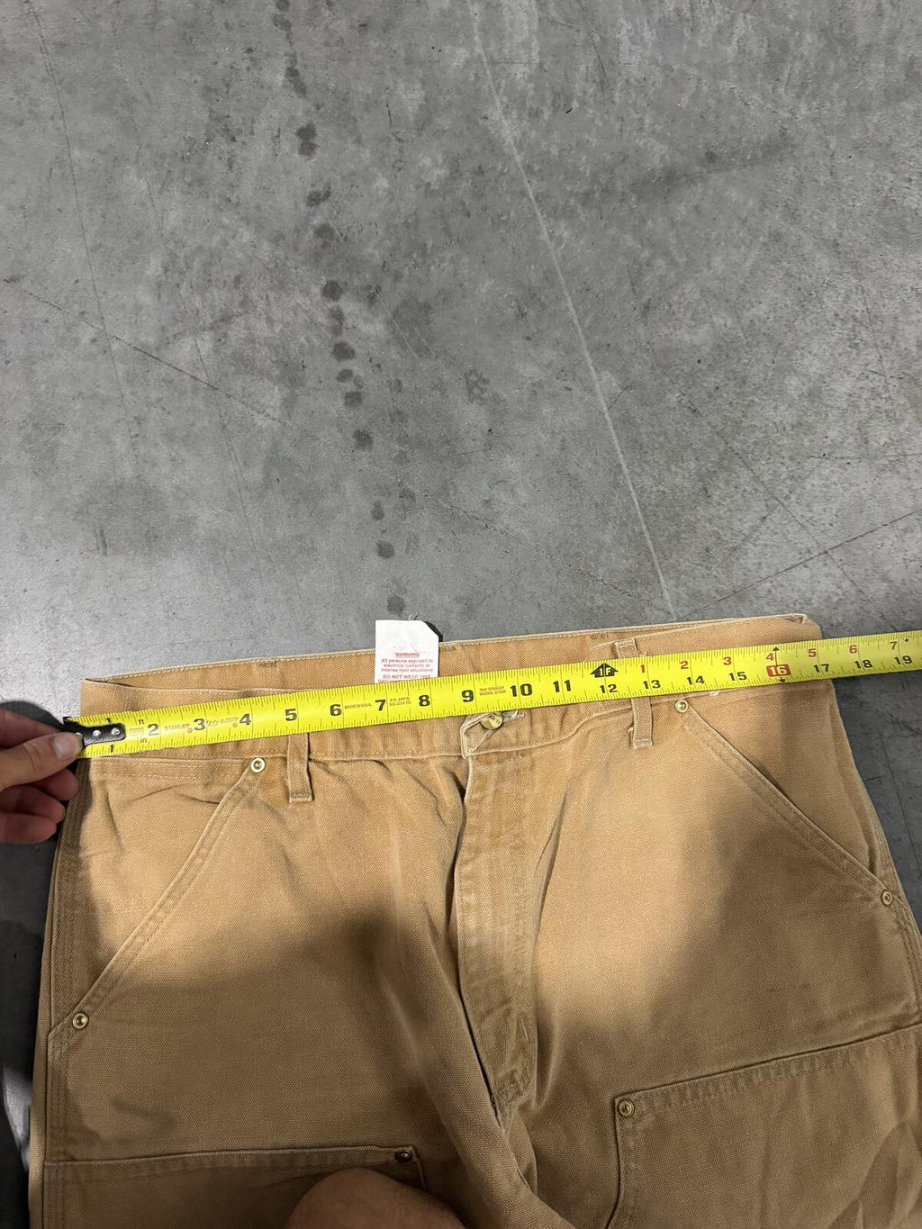 Carhartt B01 BRN Double Knee Carpenter Pants Size 36x30 Vintage