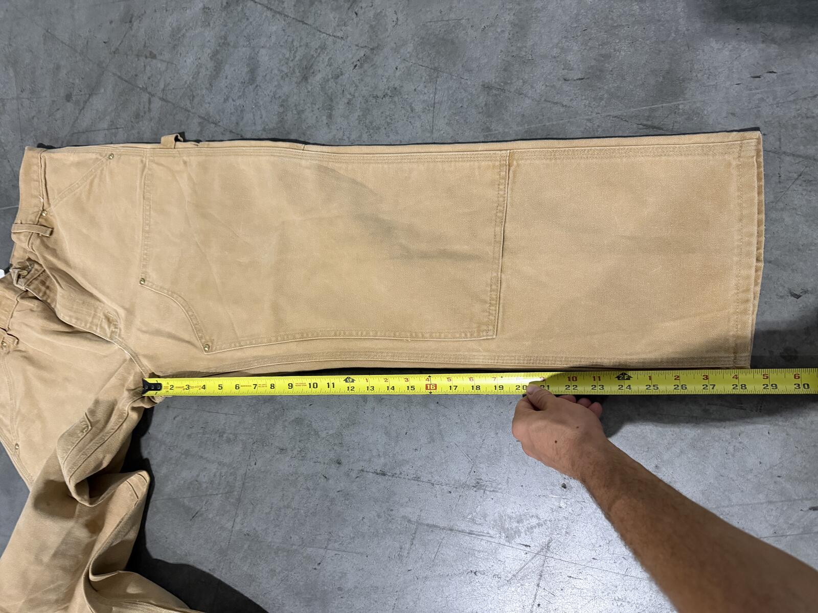 Carhartt B01 BRN Double Knee Carpenter Pants Size 36x30 Vintage