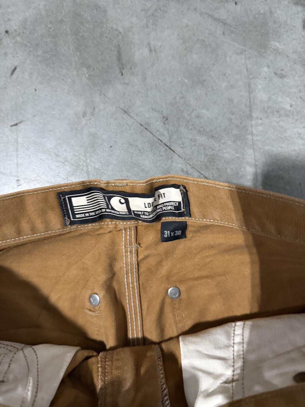 Carhartt Double Knee Carpenter Pants Size 31x30 Vintage