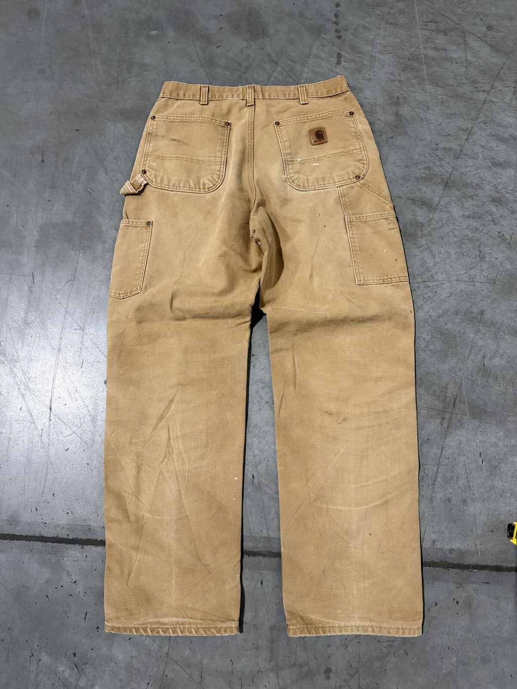 Carhartt B136 BRN Double Knee Carpenter Pants Size 32x32 Vintage
