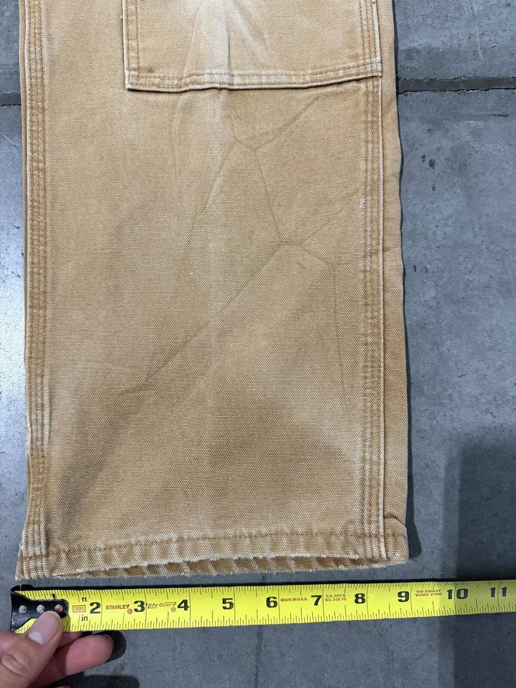 Carhartt B136 BRN Double Knee Carpenter Pants Size 32x32 Vintage