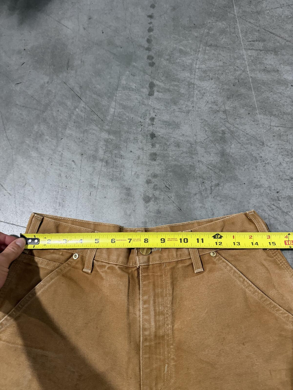 Carhartt B01 BRN Double Knee Carpenter Pants Size 30x30 Vintage