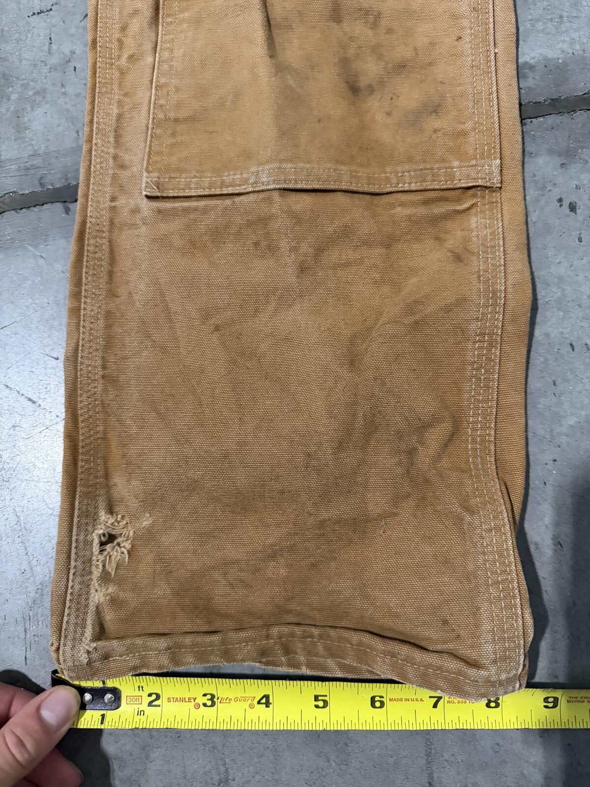 Carhartt B01 BRN Double Knee Carpenter Pants Size 30x30 Vintage