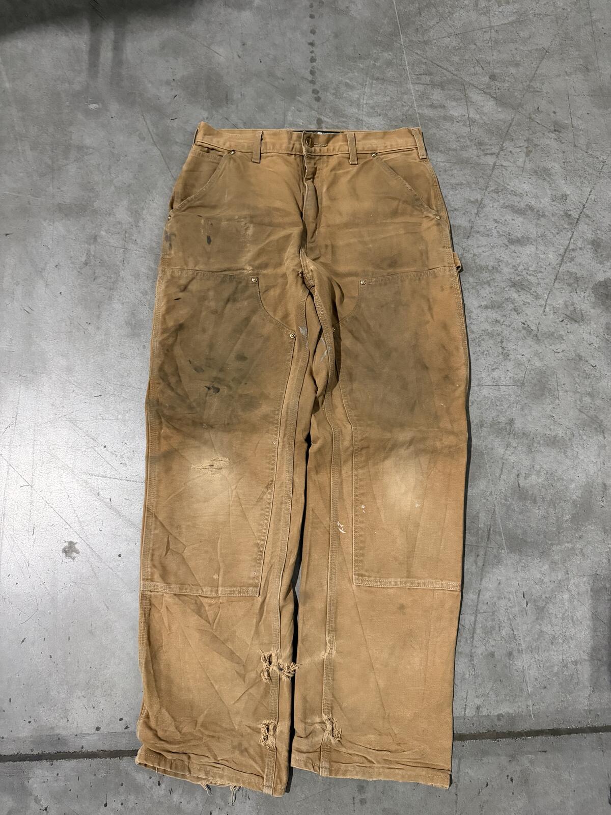Carhartt Double Knees Carpenter Pants Size 31x32 Vintage
