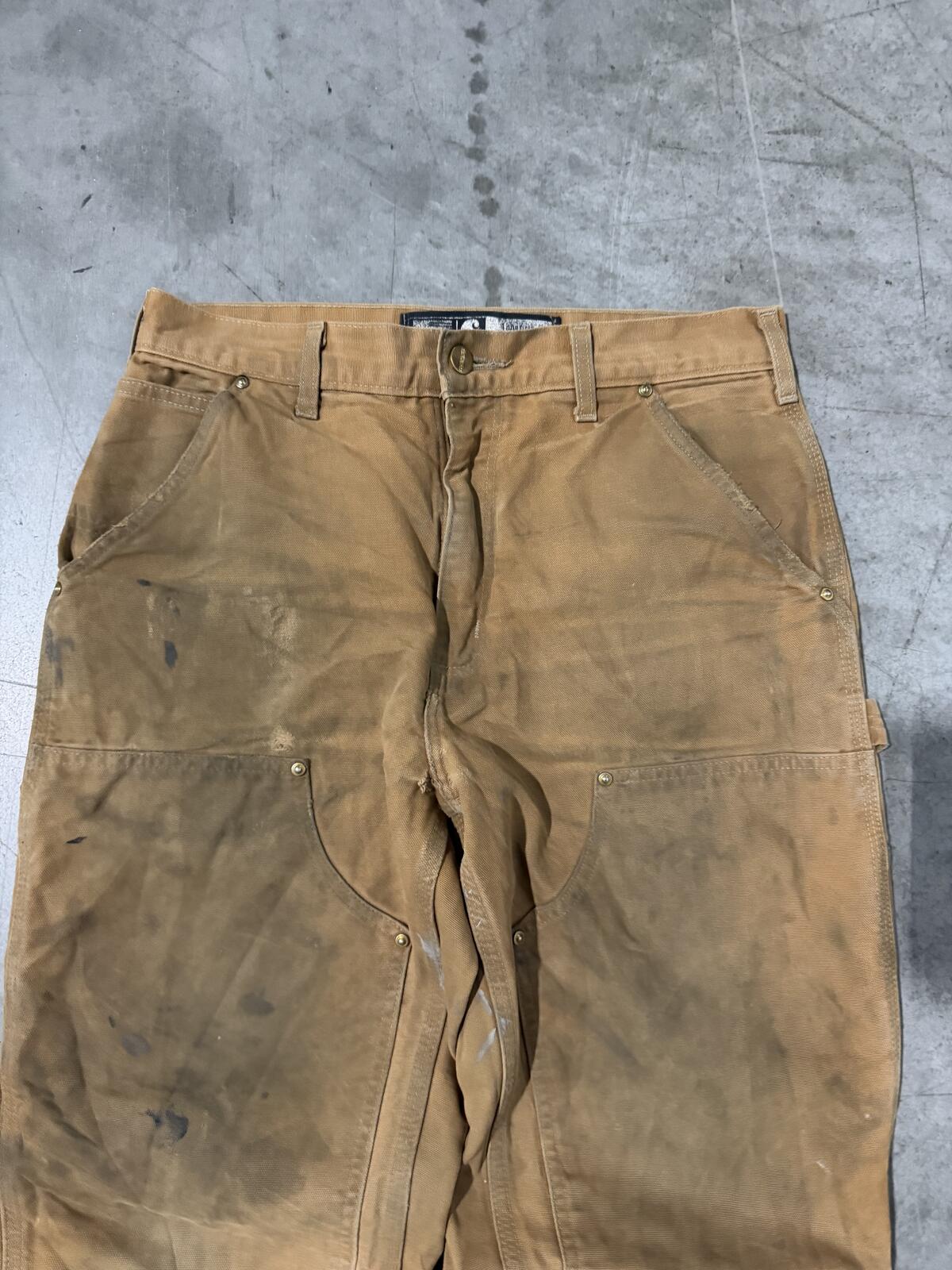 Carhartt Double Knees Carpenter Pants Size 31x32 Vintage