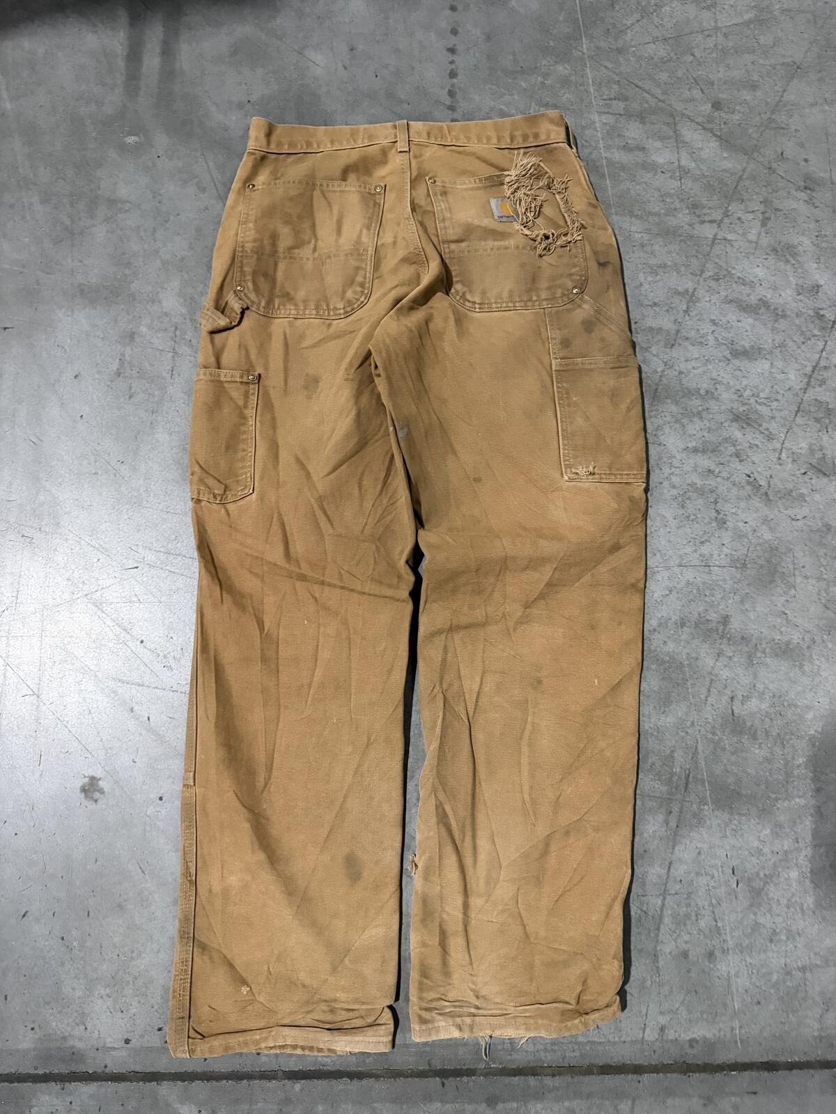 Carhartt Double Knees Carpenter Pants Size 31x32 Vintage