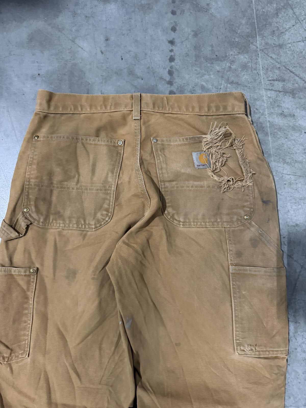 Carhartt Double Knees Carpenter Pants Size 31x32 Vintage