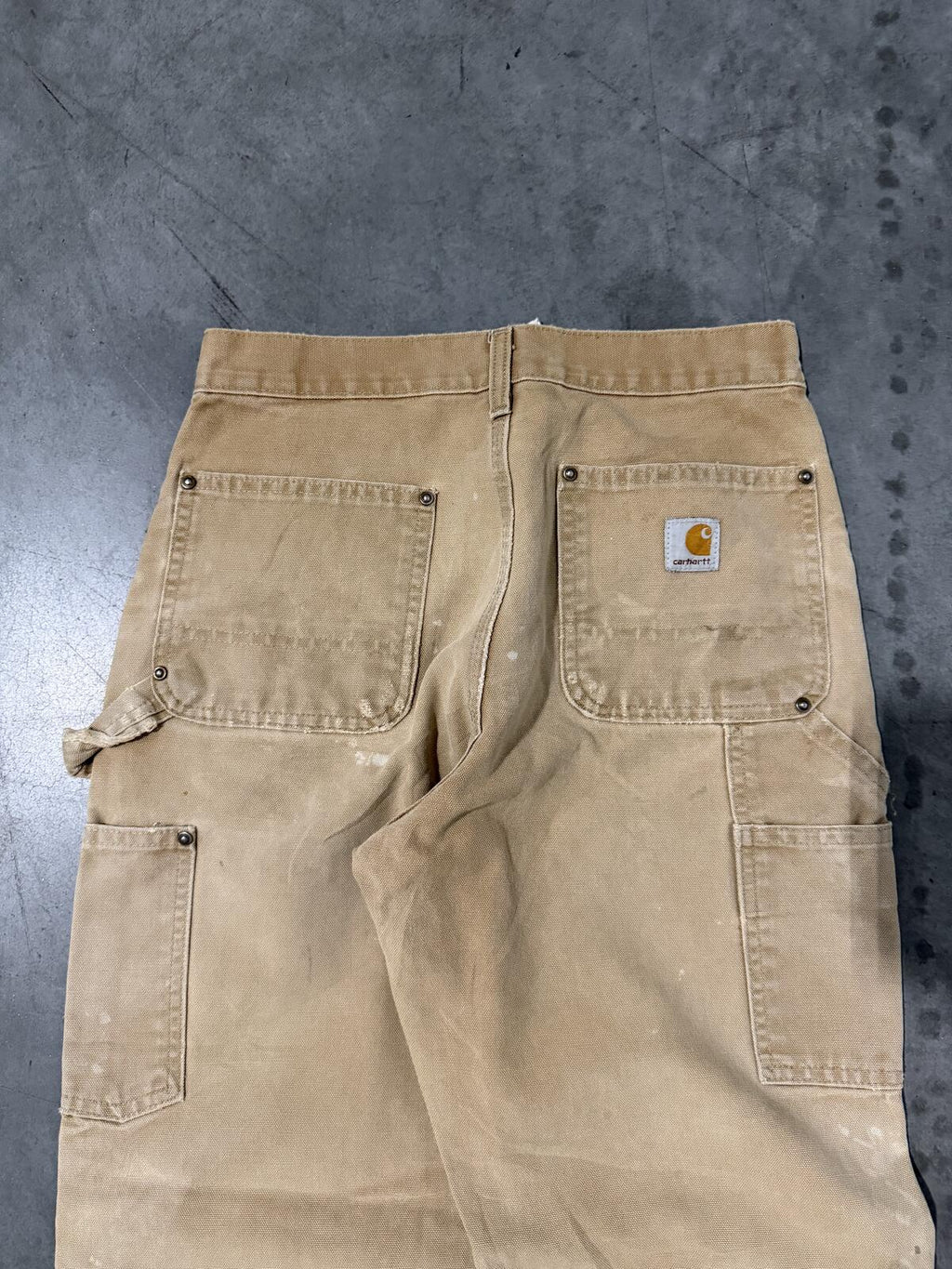 Carhartt B01 BRN Double Knee Carpenter Pants Size 29x30 Vintage