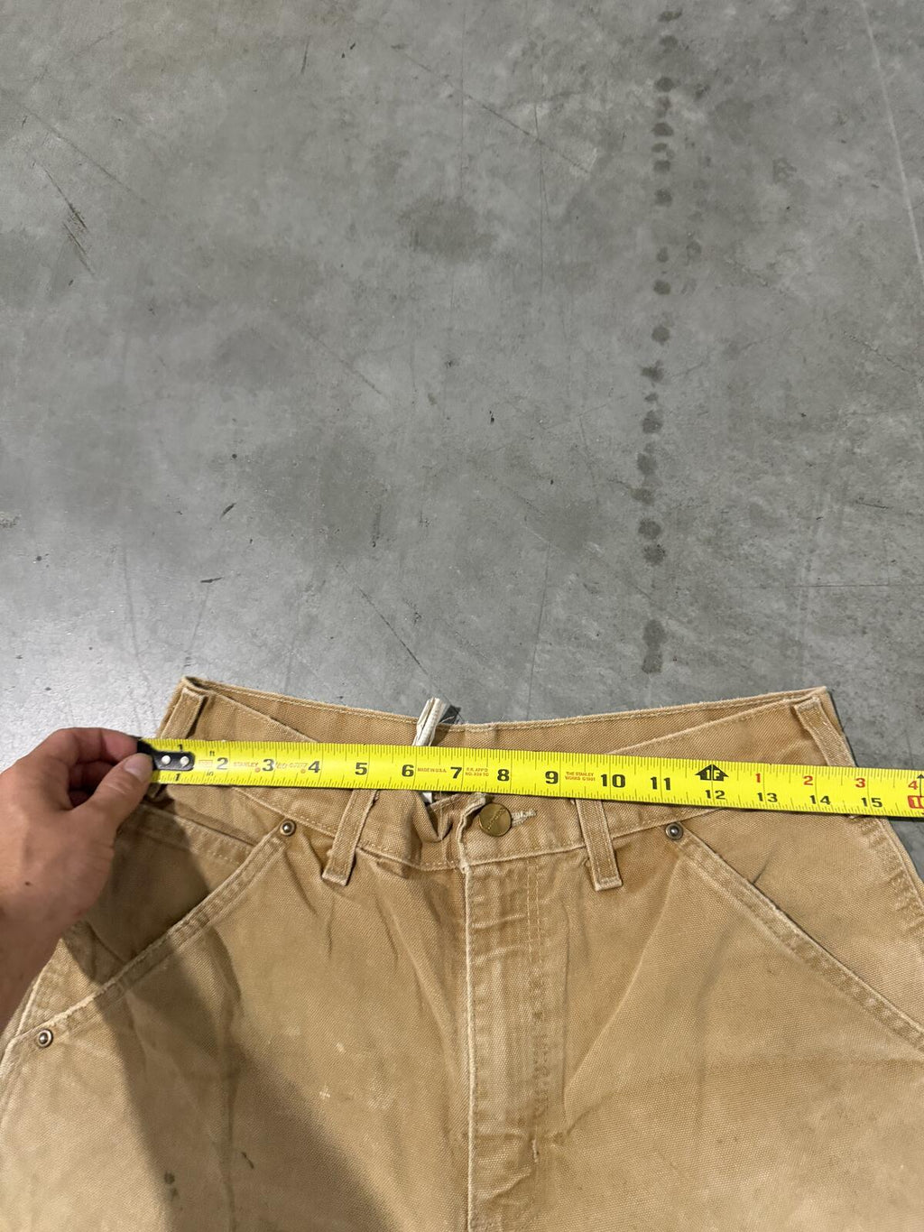 Carhartt B01 BRN Double Knee Carpenter Pants Size 29x30 Vintage