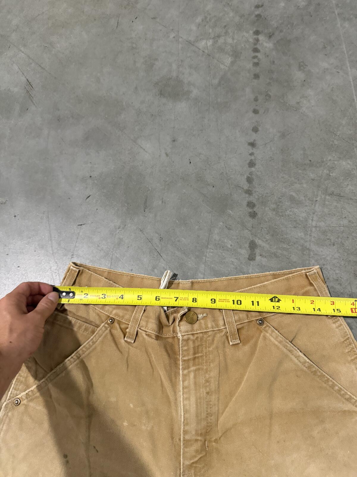 Carhartt B01 BRN Double Knee Carpenter Pants Size 29x30 Vintage