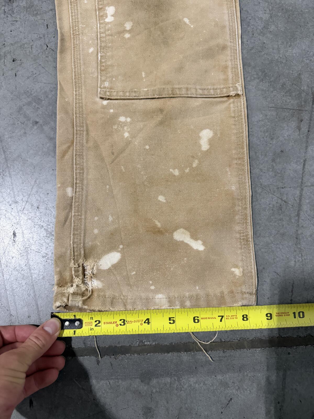 Carhartt B01 BRN Double Knee Carpenter Pants Size 29x30 Vintage