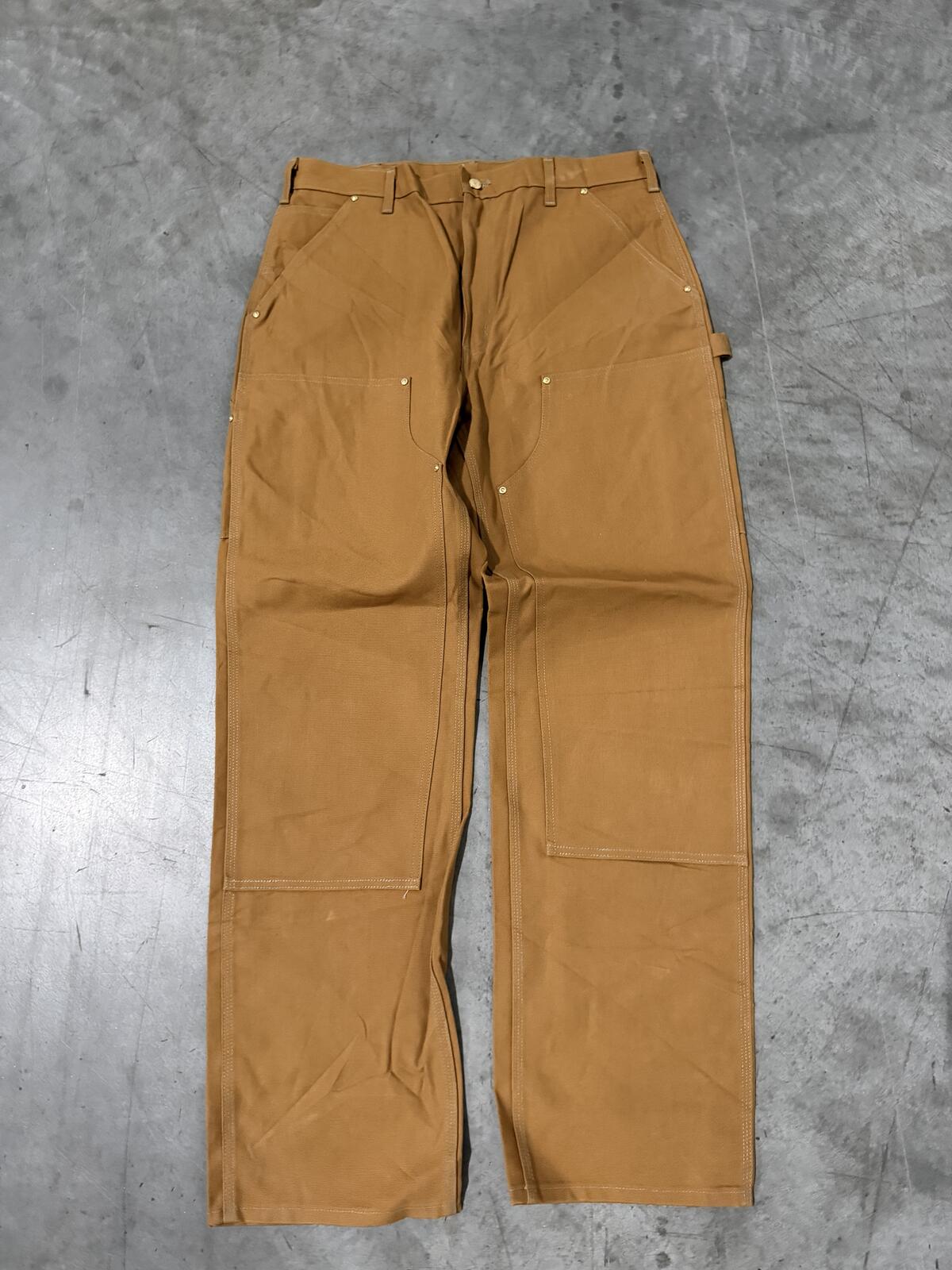 NWT Carhartt B01-M Double Knee Carpenter Pants Size 36x34 Vintage